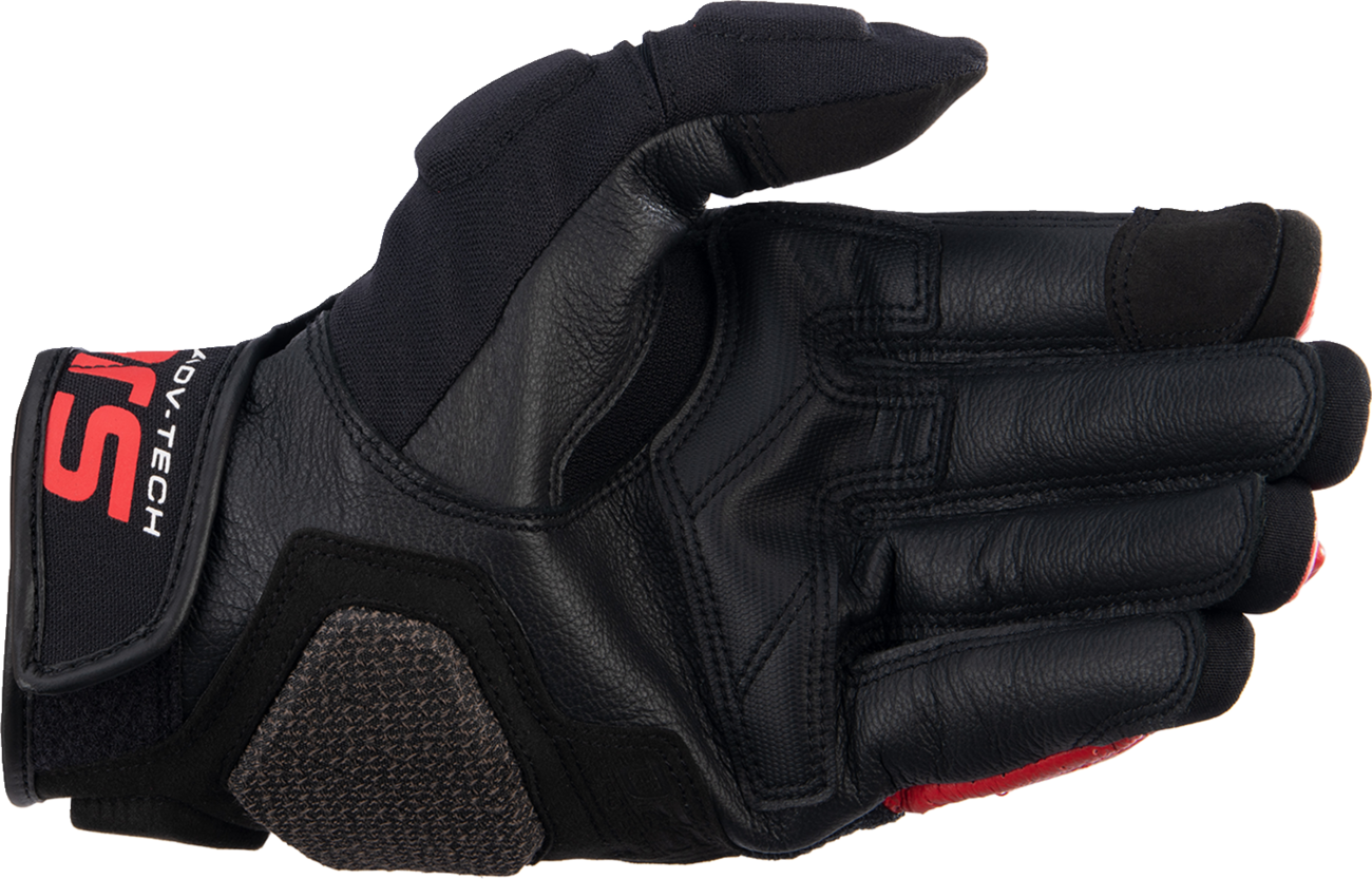 ALPINESTARS Halo Gloves - Black/White/Bright Red - Small