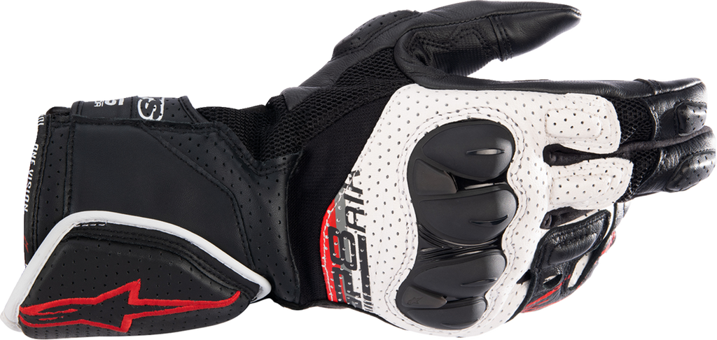 ALPINESTARS SP-8 V3 Air Gloves - Black/White/Bright Red - Large