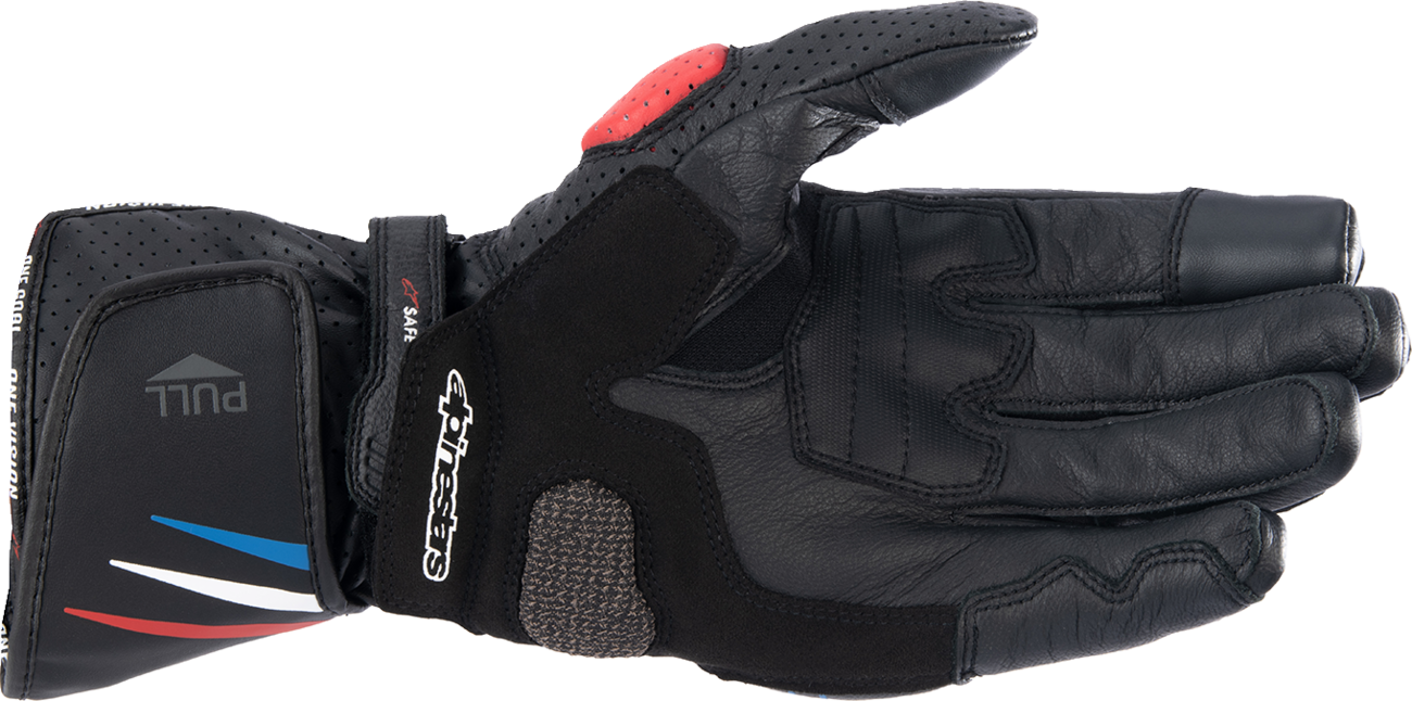 ALPINESTARS Honda SP-8 V3 Gloves - Black/Bright Red/Blue - Small