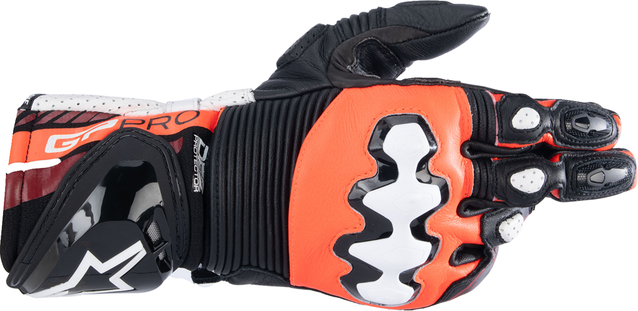 Alpinestars GP Pro R4 Gloves - Black/Fluo Red/White