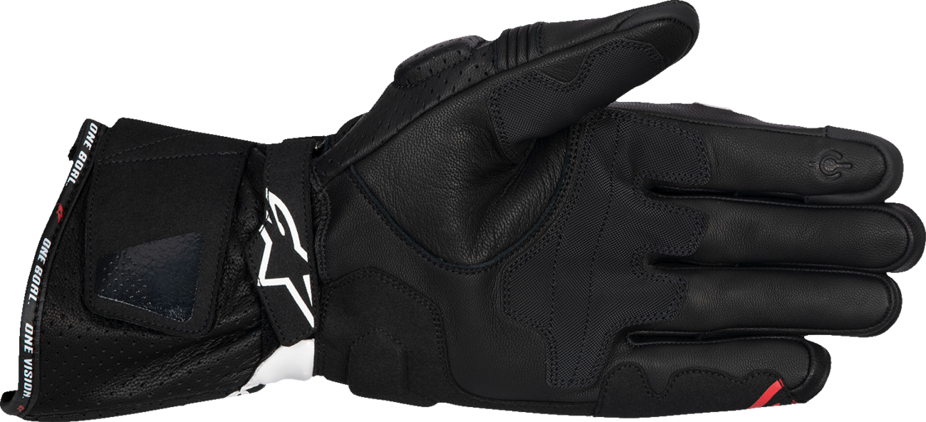 ALPINESTARS SP-3 Gloves - Black/White/Fluo Red - Medium