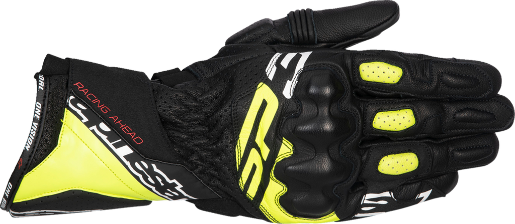 ALPINESTARS SP-3 Gloves - Black/Fluo Yellow/White - Small