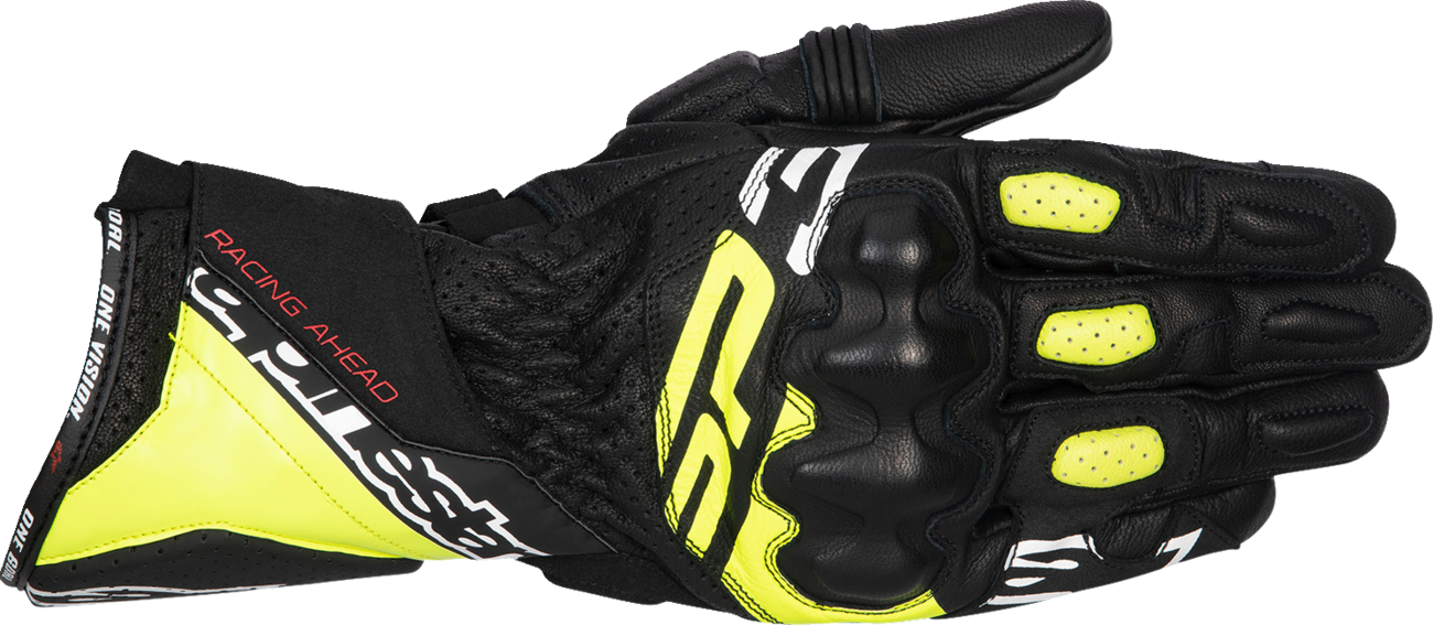 ALPINESTARS SP-3 Gloves - Black/Fluo Yellow/White - Small