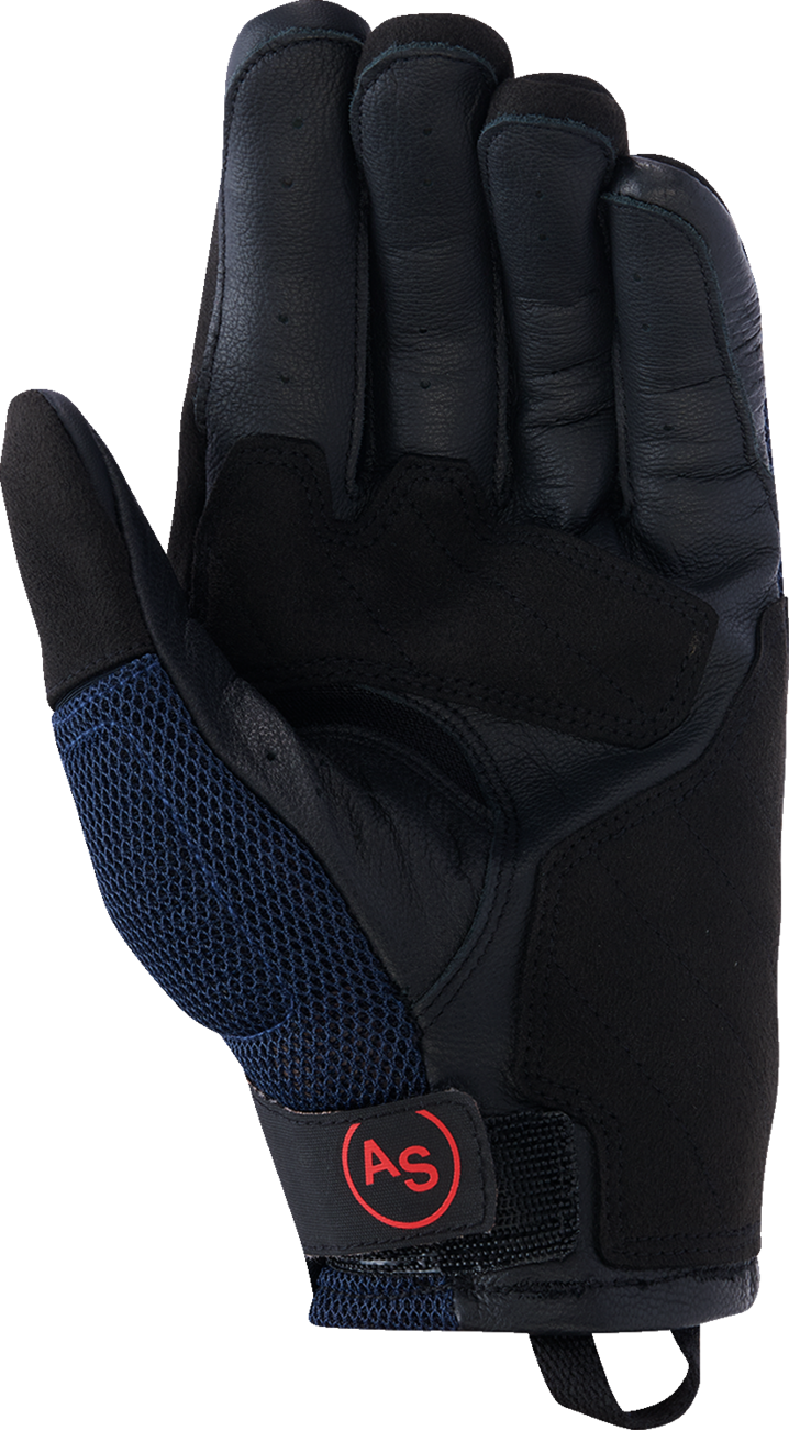 ALPINESTARS Manti Air Gloves - Deep Blue/Fluo Red/Asphalt - Small