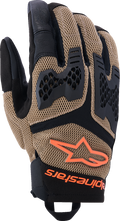 ALPINESTARS Manti Air Gloves - Dark Khaki/Black/Fluo Orange - Small