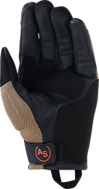 ALPINESTARS Manti Air Gloves - Dark Khaki/Black/Fluo Orange - Small