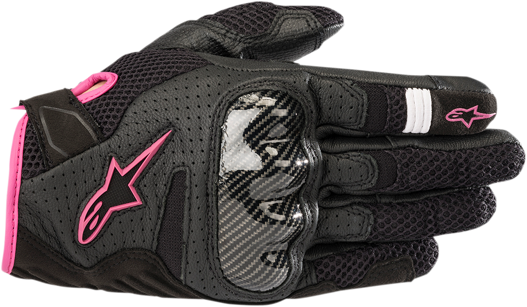 ALPINESTARS Stella SMX-1 Air V2 Gloves - Black/Fuchsia - XS