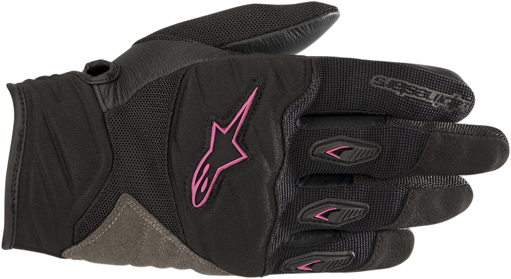 ALPINESTARS Stella Shore Gloves - Black/Fuchsia - Large