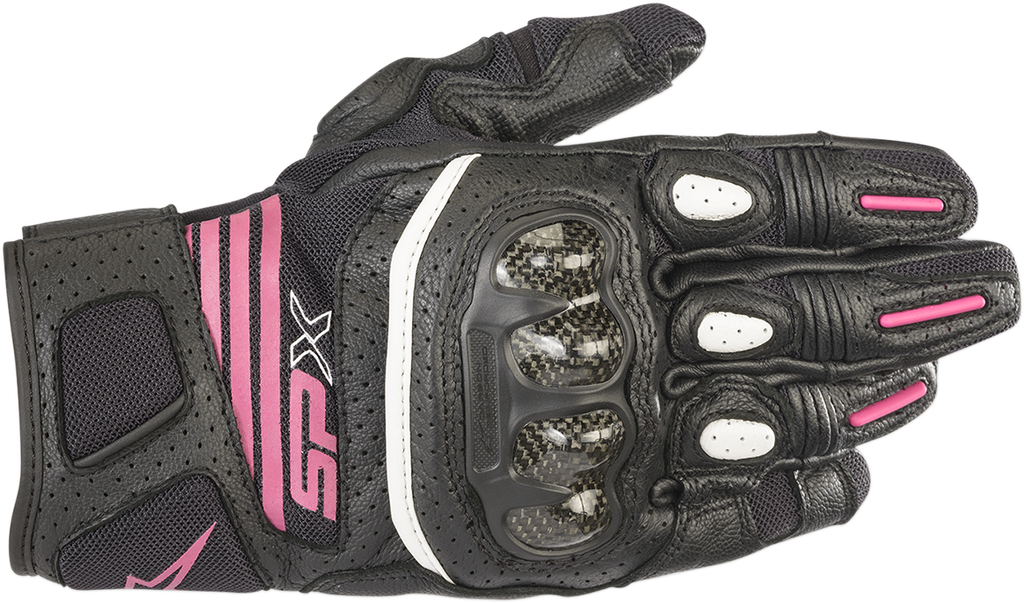 ALPINESTARS Stella SPX Air Carbon V2 Gloves - Black/Fuchsia - XS
