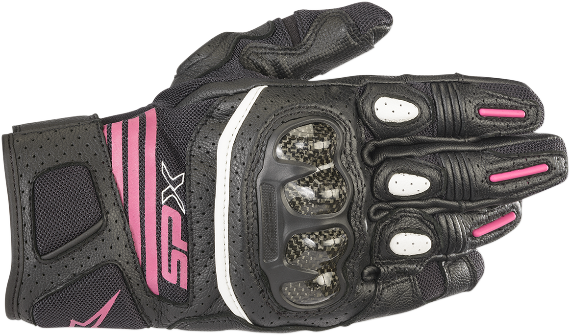 ALPINESTARS Stella SPX Air Carbon V2 Gloves - Black/Fuchsia - XS