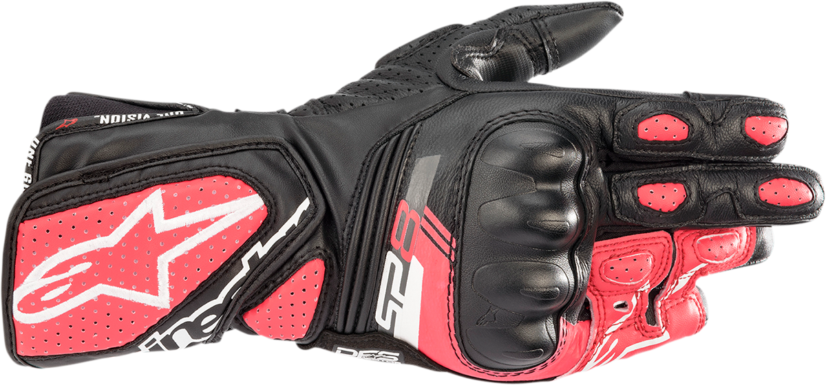 ALPINESTARS Stella SP-8 V3 Gloves - Black/White/Diva Pink - XS