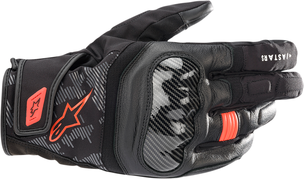 ALPINESTARS SMX Z Drystar® gloves - Black/Fluo Red - Large