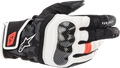 ALPINESTARS SMX Z Drystar® gloves - Black/White/Fluo Red - 3XL