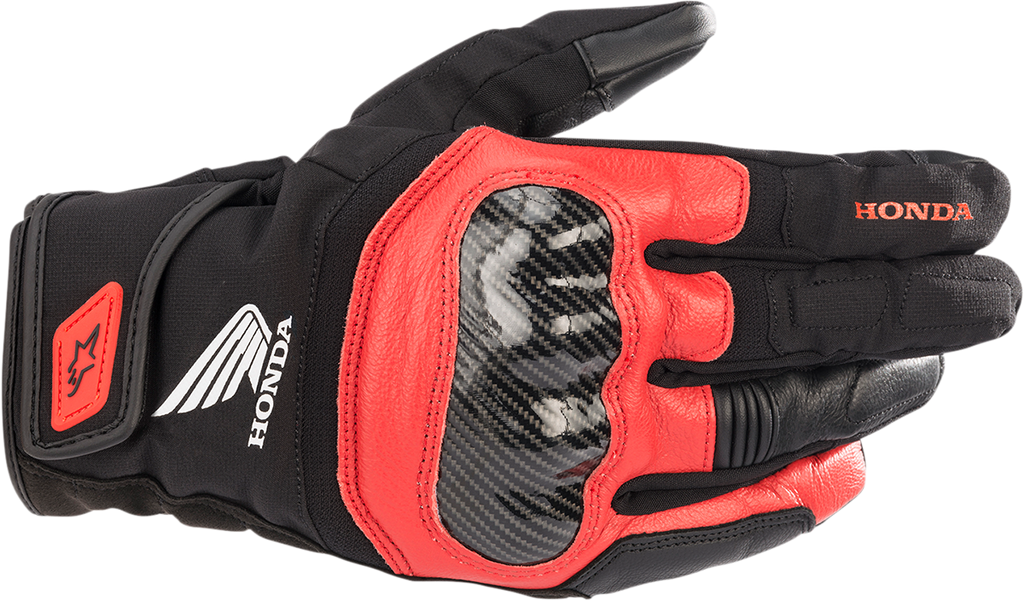ALPINESTARS Honda SMX Z Drystar® Gloves - Black/Bright Red - Small