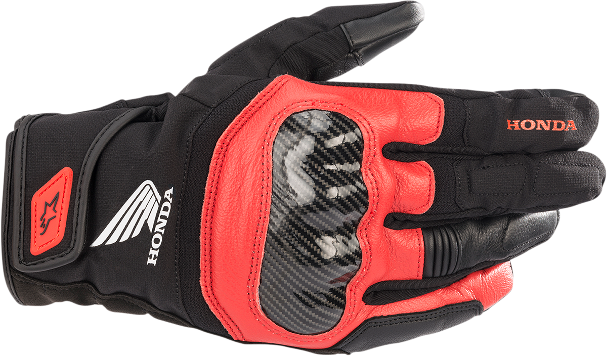 ALPINESTARS Honda SMX Z Drystar® Gloves - Black/Bright Red - Small