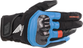 ALPINESTARS Honda SMX Z Drystar® Gloves - Black/Blue/Bright Red - Medium