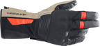 ALPINESTARS Denali Aerogel Drystar® Gloves - Black/Dark Khaki/Fluo Red - Medium