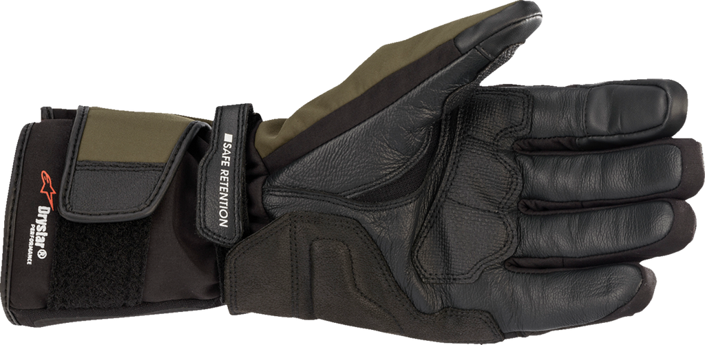 ALPINESTARS Denali Aerogel Drystar® Gloves - Black Forest/Fluo Yellow - Medium