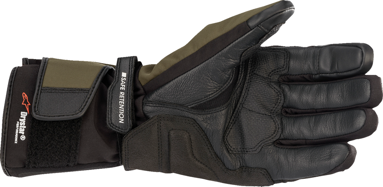 ALPINESTARS Denali Aerogel Drystar® Gloves - Black Forest/Fluo Yellow - Medium