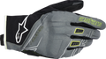 ALPINESTARS Moblast WP Gloves - Fur Gray/Black/Sulphur Yellow - Small