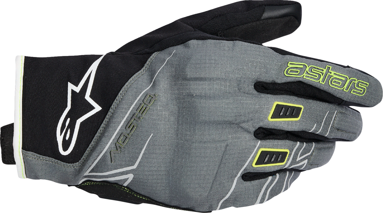 ALPINESTARS Moblast WP Gloves - Fur Gray/Black/Sulphur Yellow - Small