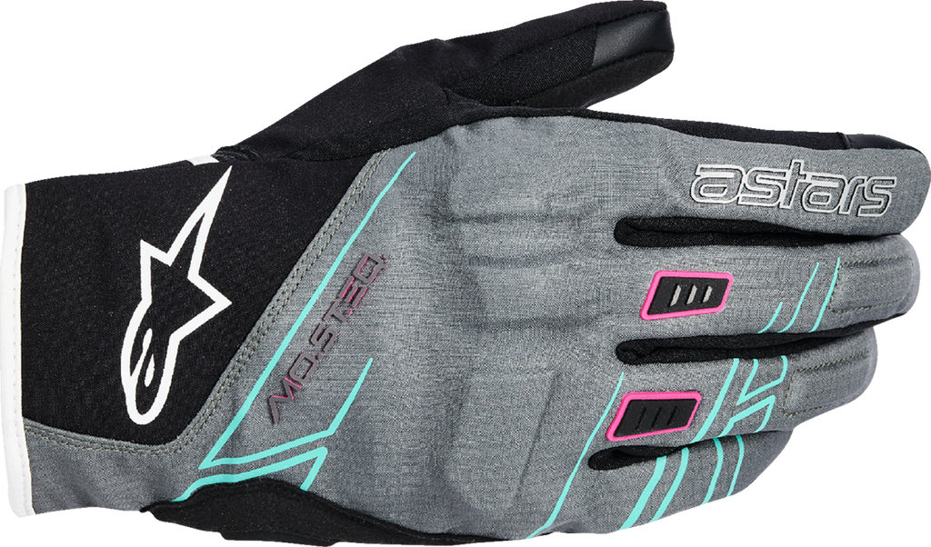 ALPINESTARS Stella Moblast WP Gloves - Fur Gray/Black/Fluo Pink - XS
