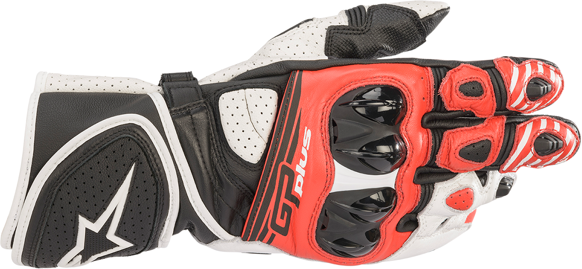 ALPINESTARS GP Plus R v2 Gloves - Black/White/Red -3XL