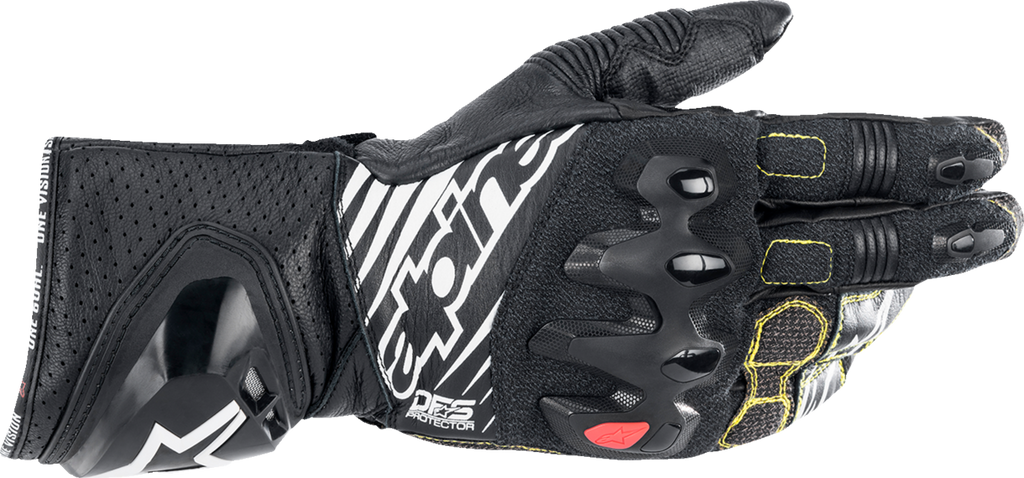 GP Tech v2 Gloves - Black/White - Large (1)