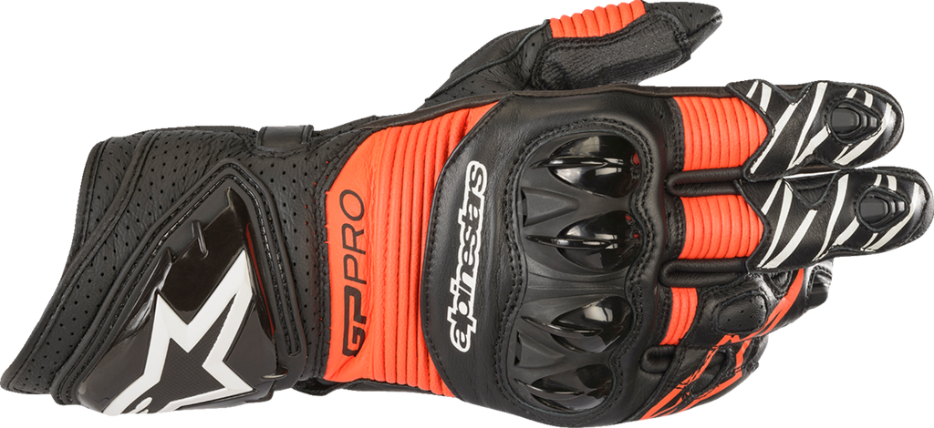 GP Pro RS3 Gloves - Black/Fluo Red - Small (1)