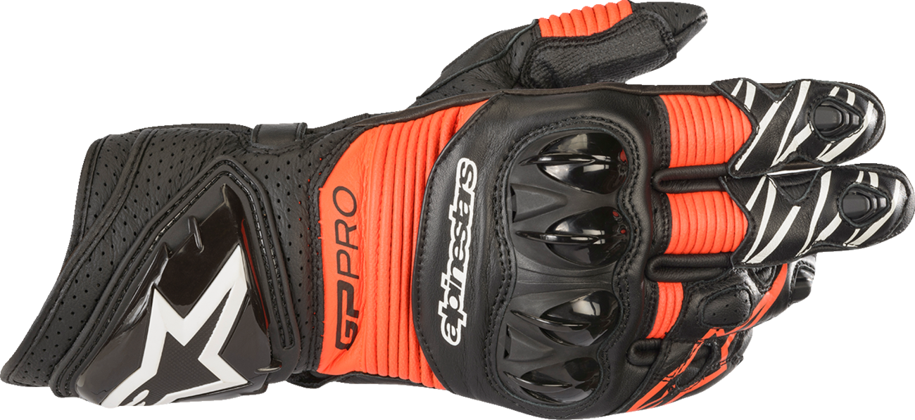 GP Pro RS3 Gloves - Black/Fluo Red - Small (1)