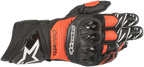 Alpinestars GP Pro RS3 Gloves - Black/Fluo Red