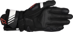 ALPINESTARS GP Plus R V3 Leather Gloves - Black/White/Fluo Red - Small