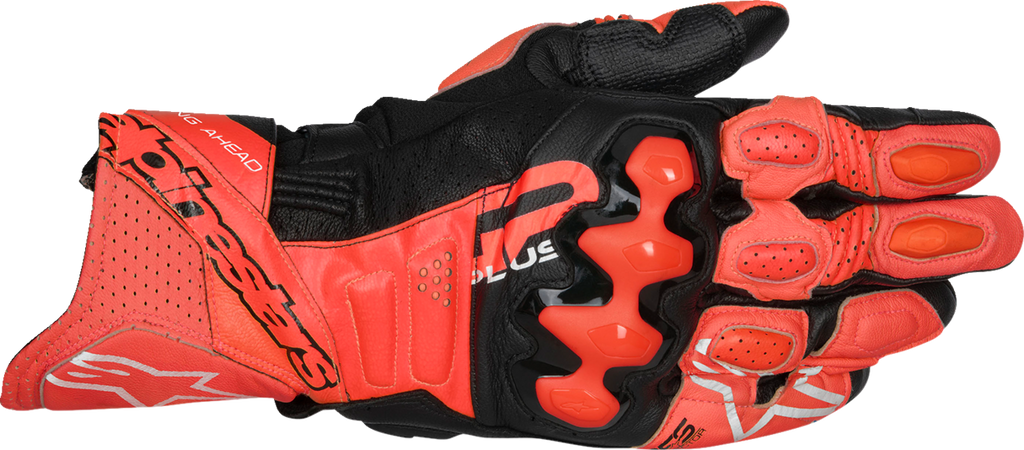 ALPINESTARS GP Plus R V3 Leather Gloves - Bright Red/Fluo Red/Black - Large