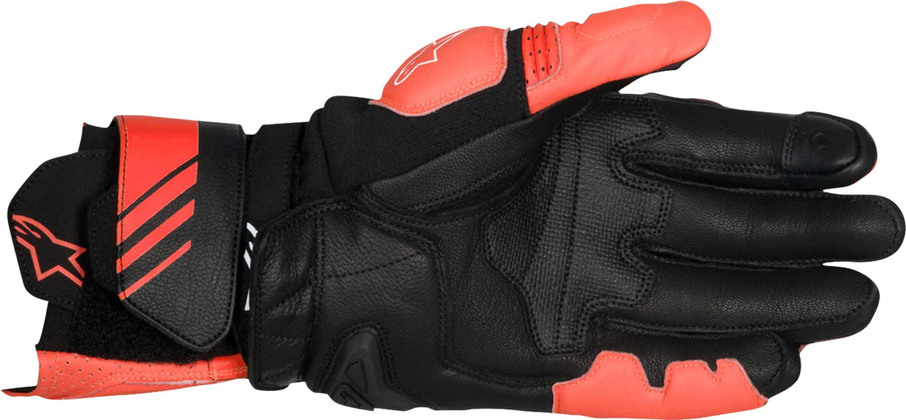 ALPINESTARS GP Plus R V3 Leather Gloves - Bright Red/Fluo Red/Black - Large