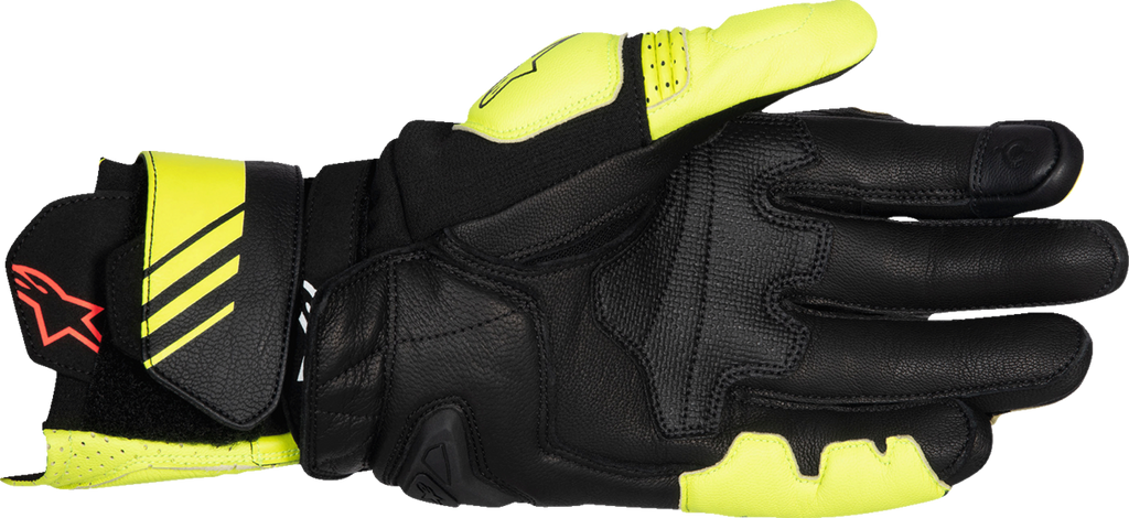 ALPINESTARS GP Plus R V3 Leather Gloves - Fluo Yellow/Black - Large