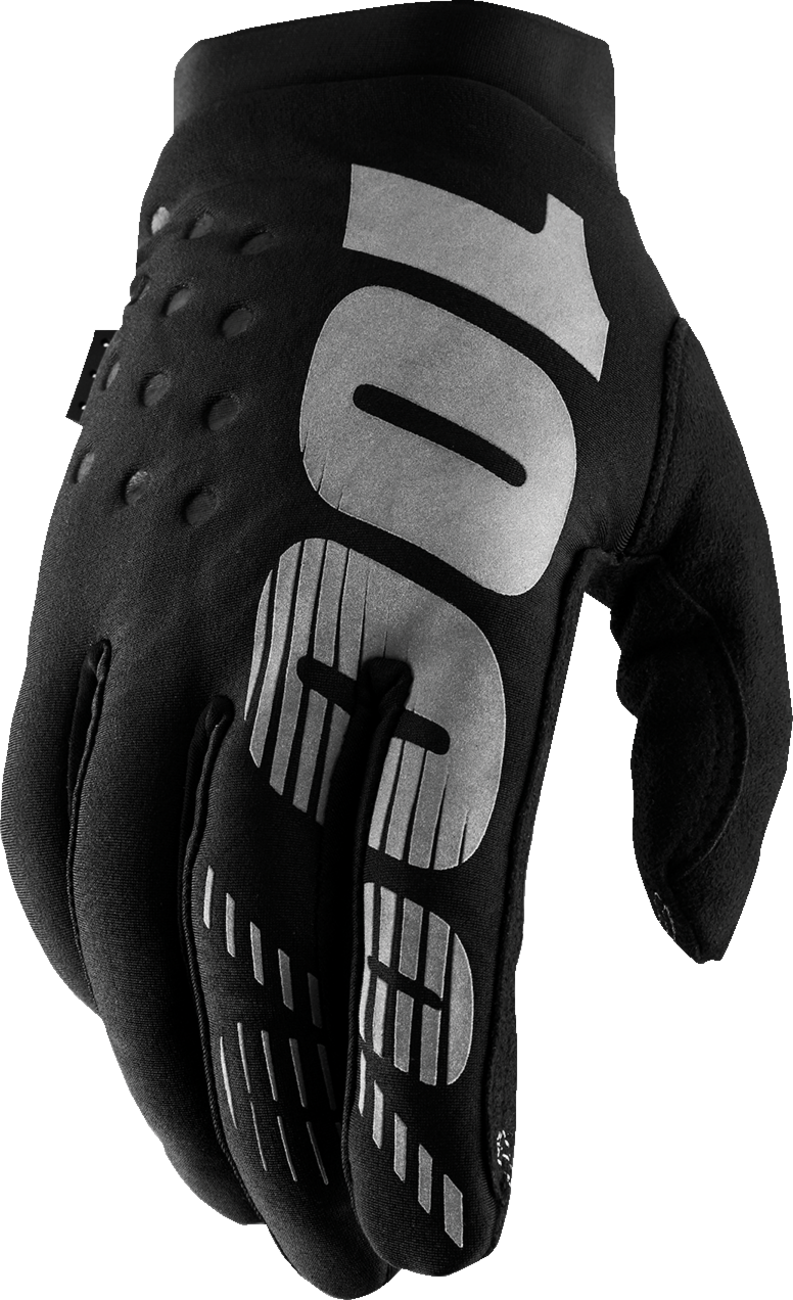 100% Women's Brisker Gloves - Black/Gray