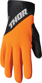Thor Spectrum Cold Weather Gloves - Orange/Black