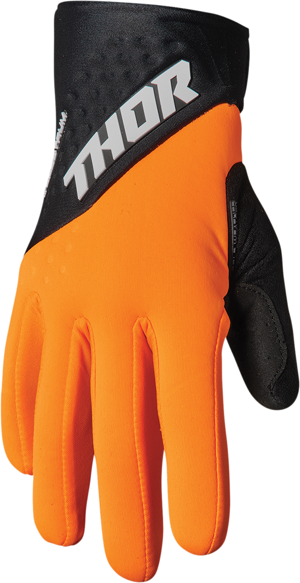 Thor Spectrum Cold Weather Gloves - Orange/Black