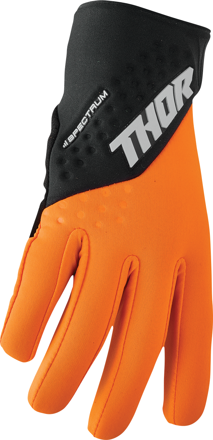 Thor Spectrum Cold Weather Gloves - Orange/Black