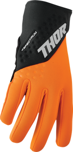 Thor Spectrum Cold Weather Gloves - Orange/Black