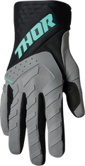 Thor Spectrum Gloves - Gray/Black/Mint