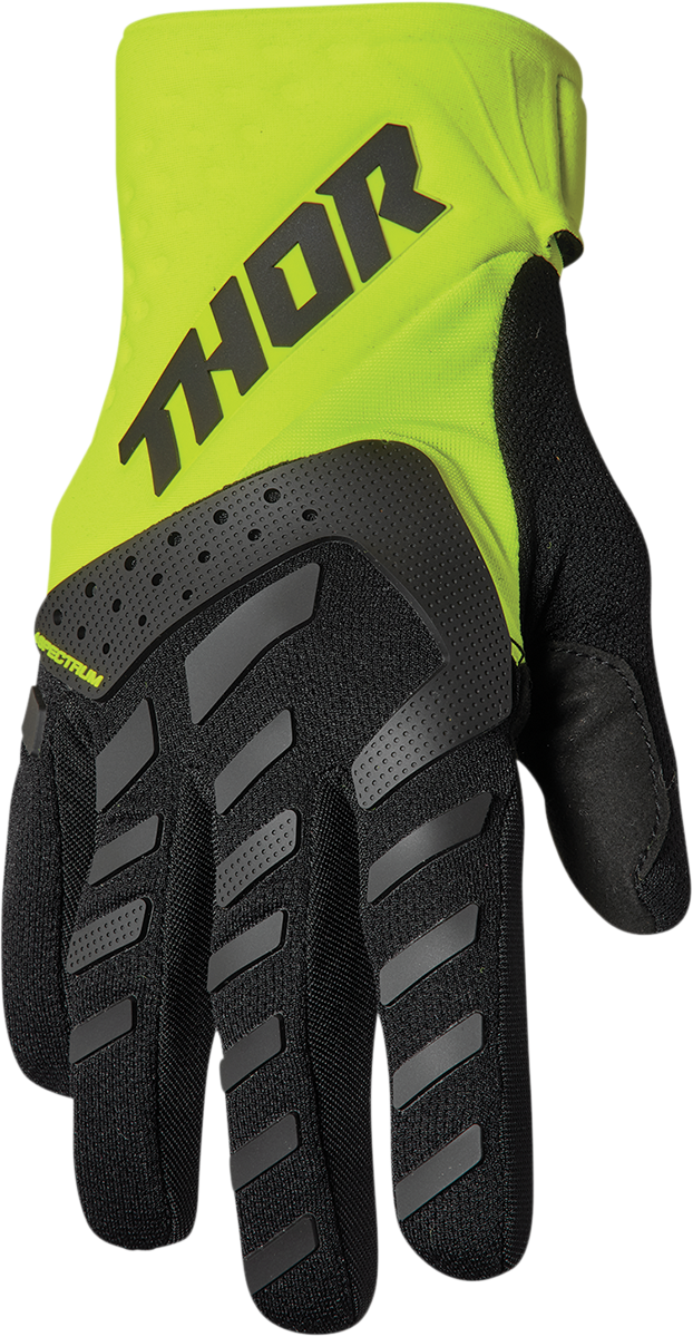 Thor Spectrum Gloves - Black/Acid