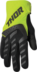 Thor Spectrum Gloves - Black/Acid
