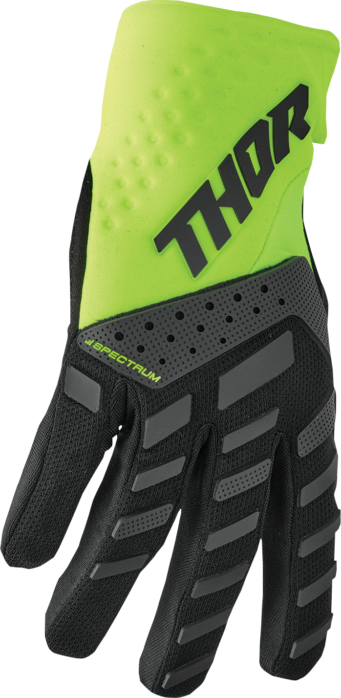 Thor Spectrum Gloves - Black/Acid