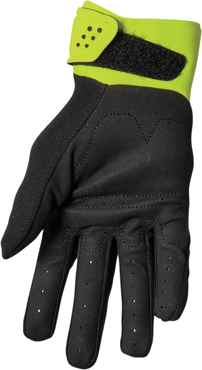 Thor Spectrum Gloves - Black/Acid