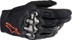 ALPINESTARS Megawatt V2 Gloves - Black/Fluo Red - Small