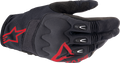ALPINESTARS Techdura Gloves - Fire Red/Black - Small
