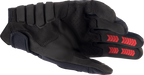 ALPINESTARS Techdura Gloves - Fire Red/Black - Small