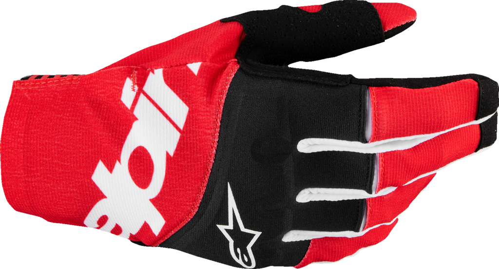 Alpinestars Techstar MX Gloves - Black/Bright Red