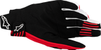 ALPINESTARS Techstar MX Gloves - Black/Bright Red - Small